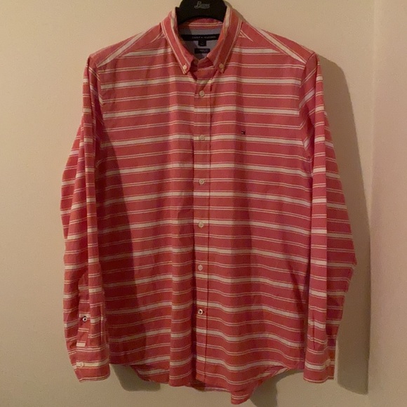 Tommy Hilfiger Long Sleeve Men’s Dress Shirt - Picture 2 of 10